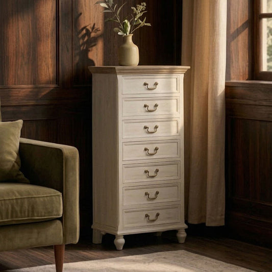 Hendra Antique Style Chest of 7 Drawers
