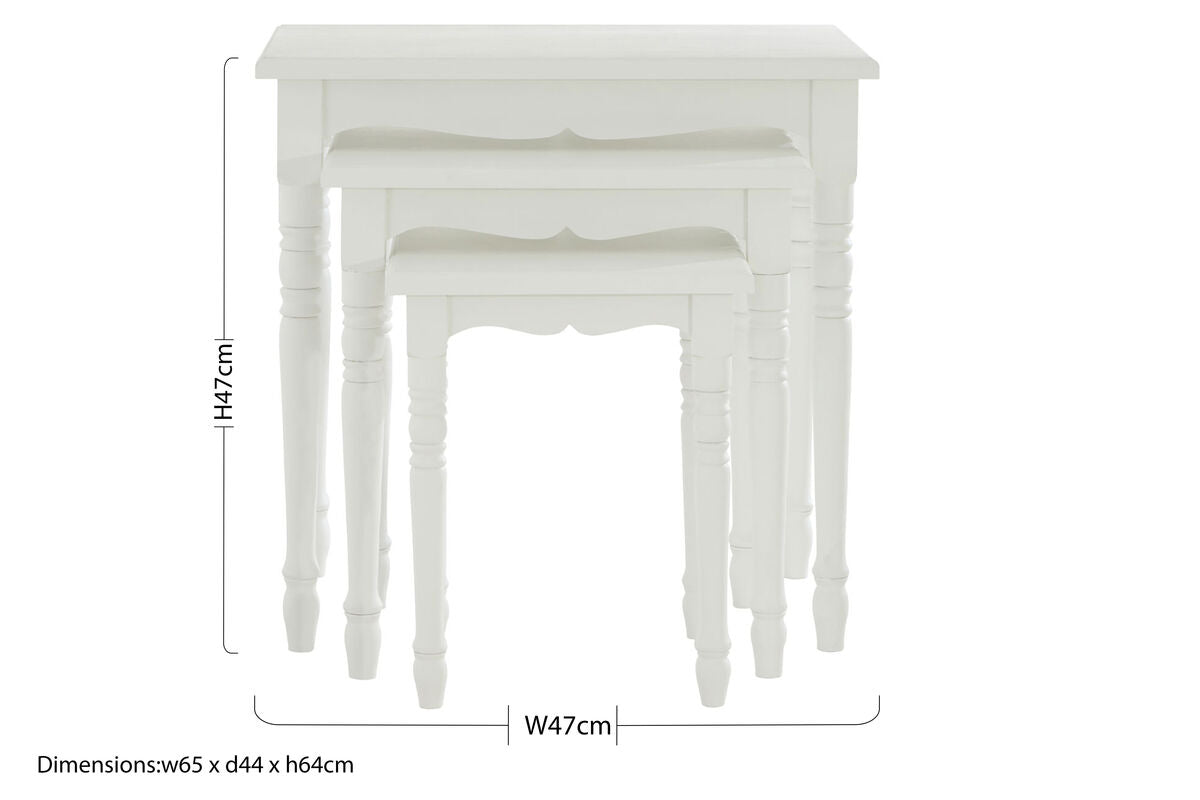 Hendra Set Of Three Nesting Tables