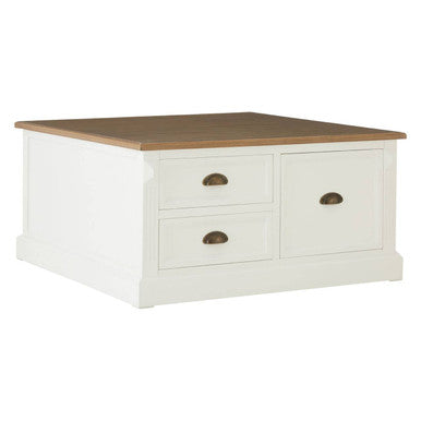 Hardwick Square Coffee Table with Drawers