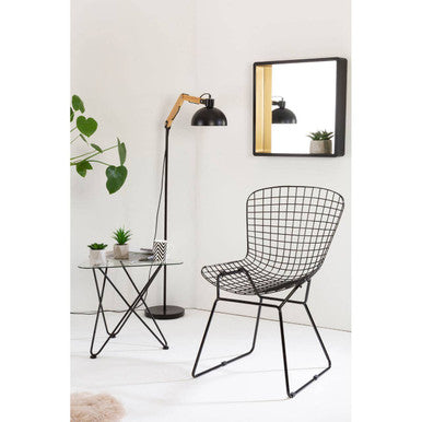 Black Metal Wire Chair | District