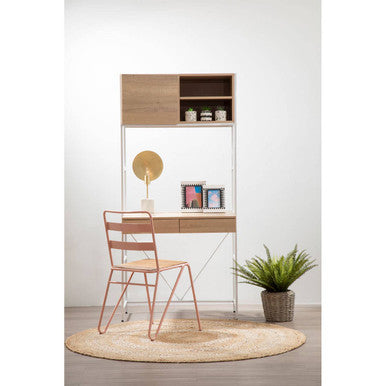 District Pink Metal Chair