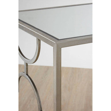 Merlin Set Of Two Silver Leaf Side Tables