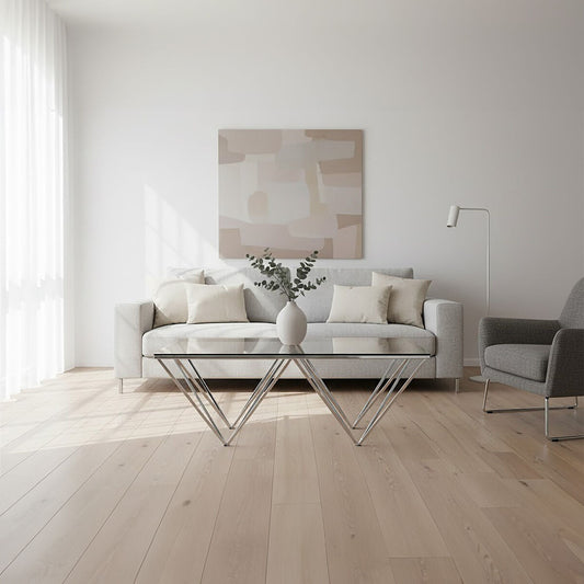 Allure Coffee Table With Triangular Base