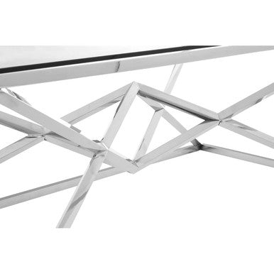 Allure Silver Rectangular Coffee Table