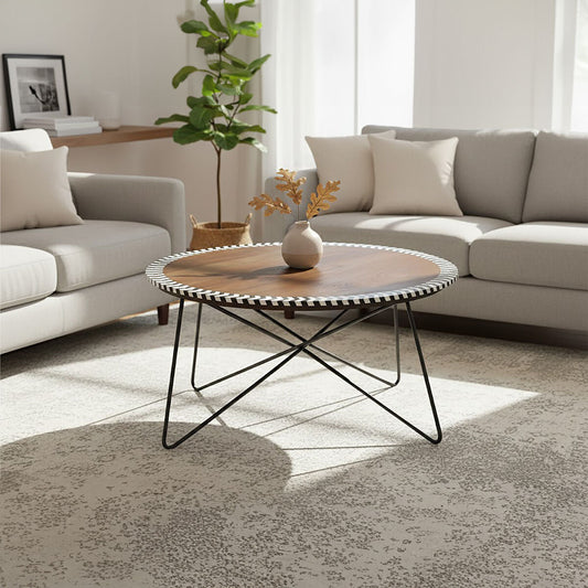 Artisan Acacia Wood Coffee Table