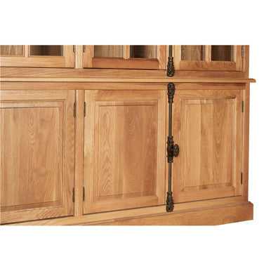Lyon Natural Oak Wood Large Cabinet
