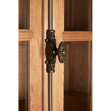 Lyon Natural Oak Wood Large Cabinet