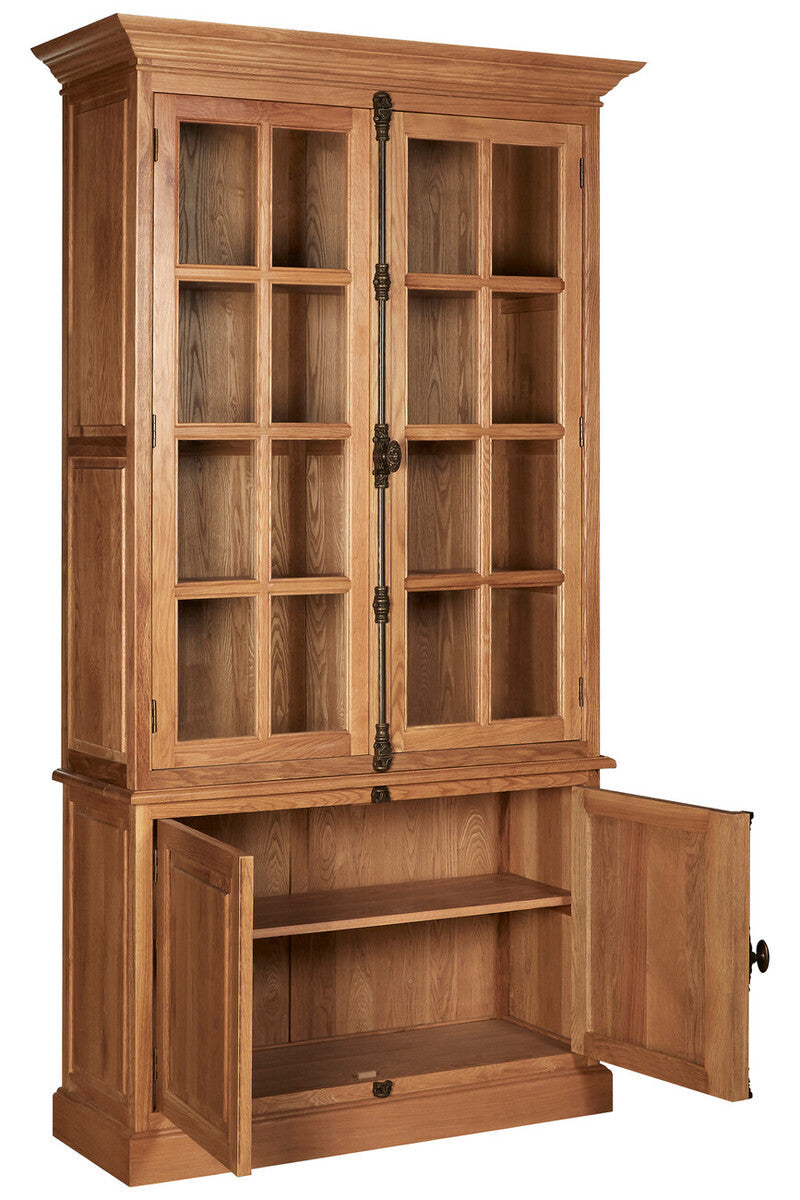 Lyon Cabinet With 3 Upper Shelves