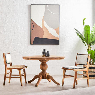 Lyon American Oak Wood Dining Table