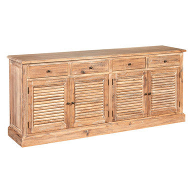 Lyon 4 Drawers Whitewash Sideboard