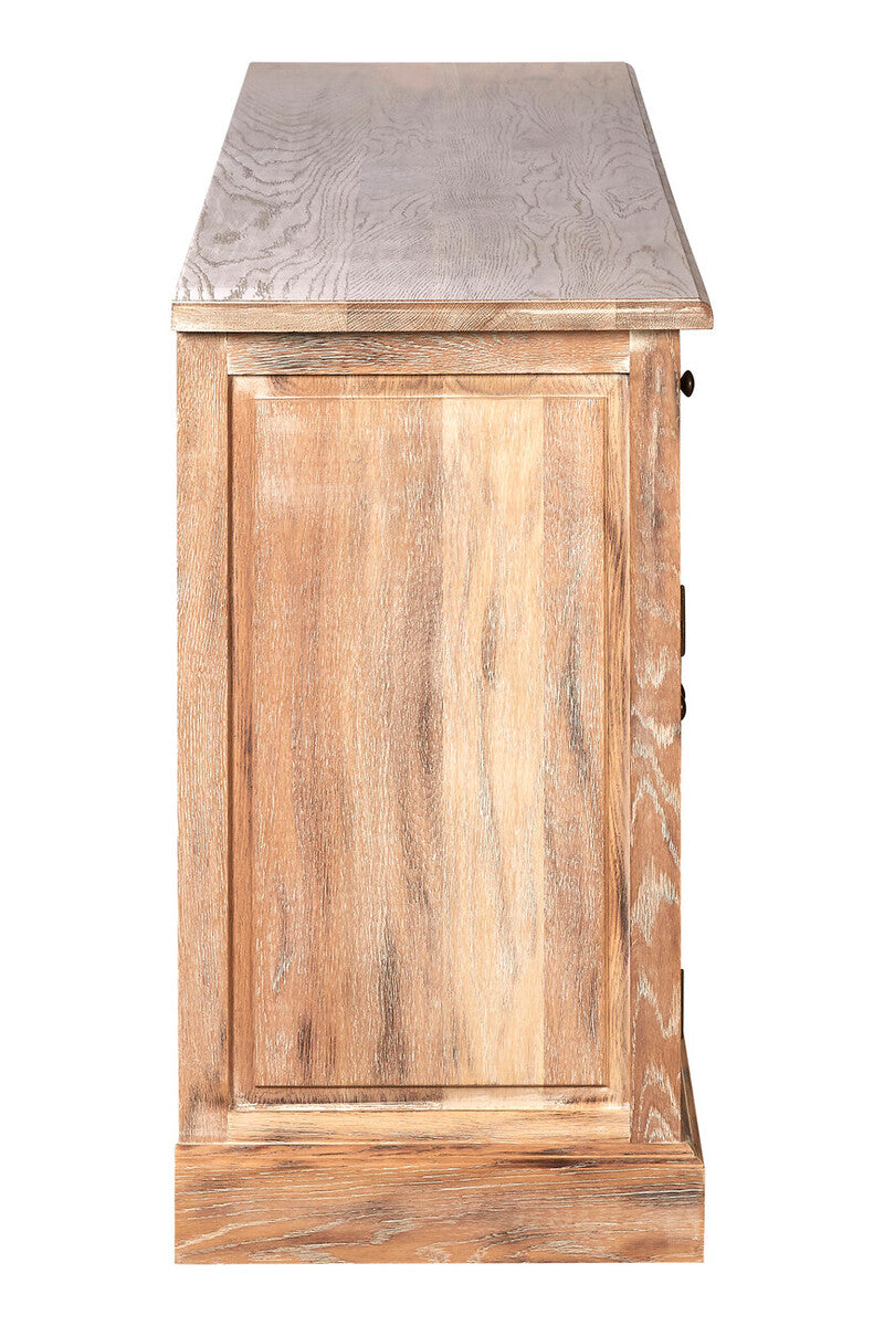 Lyon 4 Drawers Whitewash Sideboard