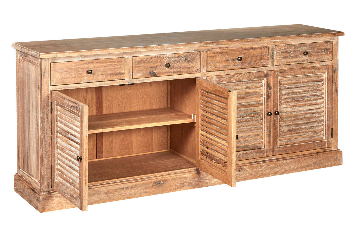 Lyon 4 Drawers Whitewash Sideboard