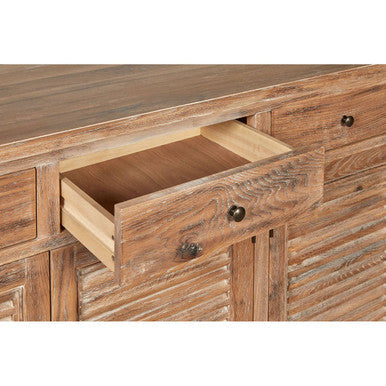 Lyon 4 Drawers Whitewash Sideboard