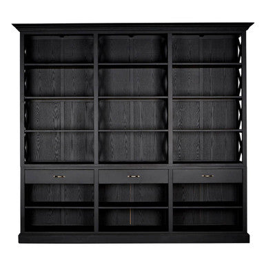 Lyon Black Birchwood Large Cabinet