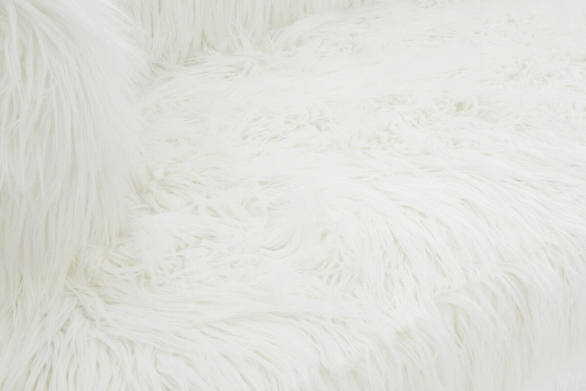 Fur Effect Sofa with Gold Legs | Clarence