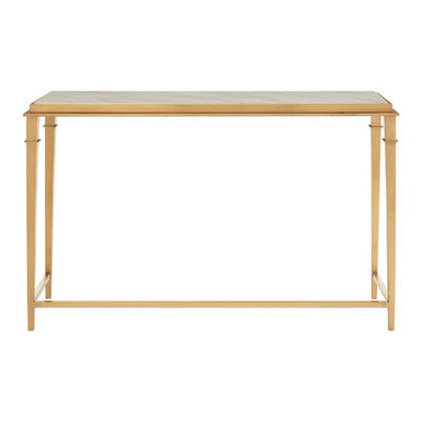 Alvaro Console Table With White Marble Top