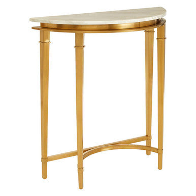 Alvaro Half Moon Console Table
