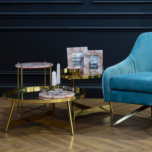 Alvaro Set Of 2 Round Coffee Tables