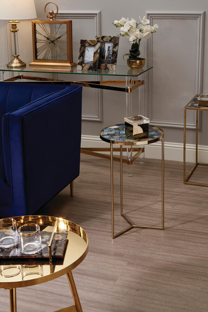 Vita Blue Agate Table