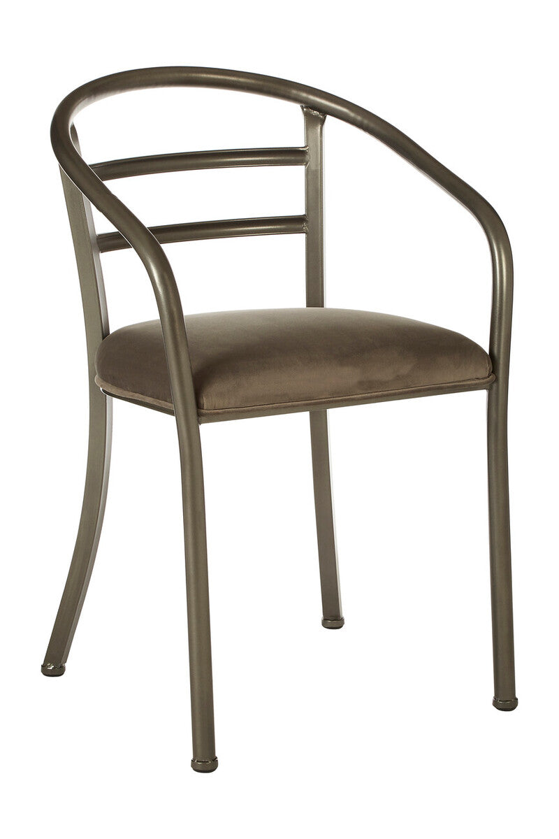 New Foundry Armchair With Curved Backrest