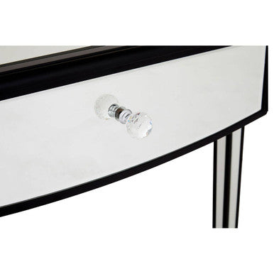 Graciela 3 Drawer Console Table With Mirrored Frame