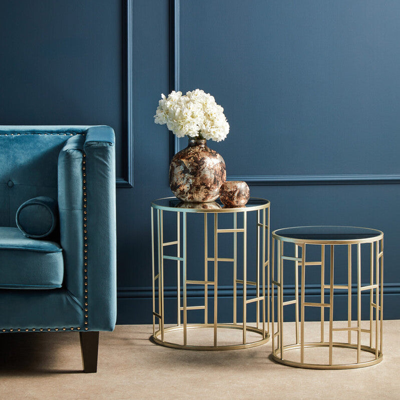 Avantis Set Of 2 Asymmetrical Frame Tables