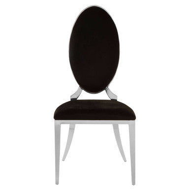 Black Velvet Dining Chair | Eliza