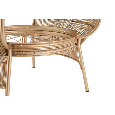 Mantis Champagne Gold Finish Table