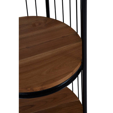 Mantis Small Black Finish Birdcage Shelf Unit