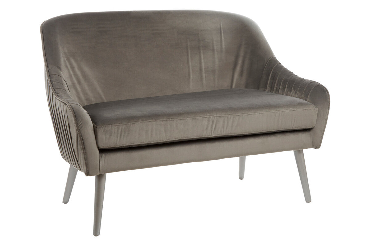 Grey Velvet Sofa | Louxor