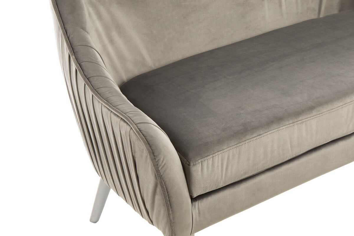 Grey Velvet Sofa | Louxor