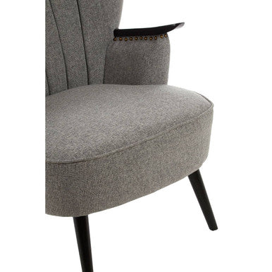 Hampstead Grey Fabric Armchair