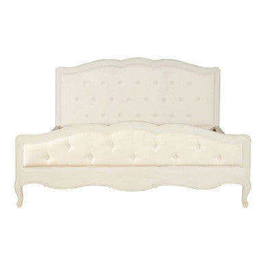 White Super Kingsize Bed | Loire