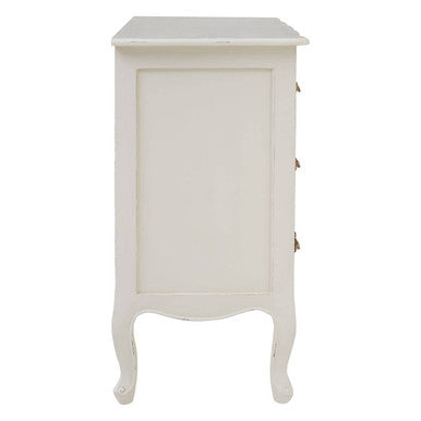 3 Drawer White Chest | Loire