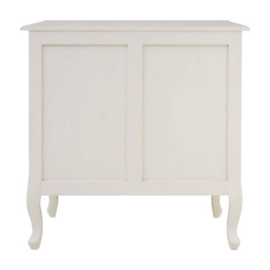 3 Drawer White Chest | Loire