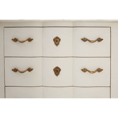 3 Drawer White Chest | Loire