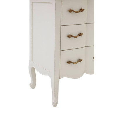 3 Drawer White Chest | Loire