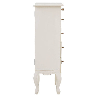 Loire 5 Drawer Small Chest White