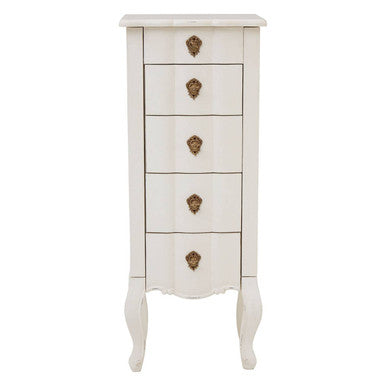 5 Drawer Small Chest White | Loire