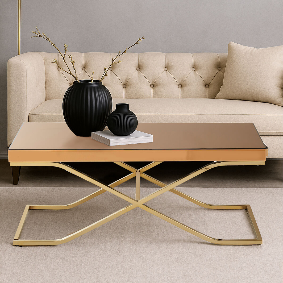 Kensington Townhouse Light Brown Coffee Table