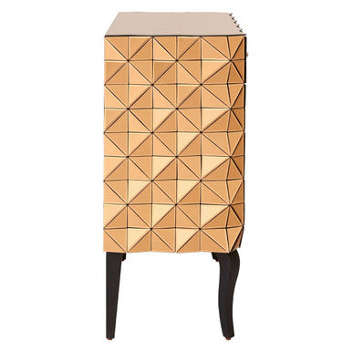 2 Door Copper Finish Sideboard | Soho