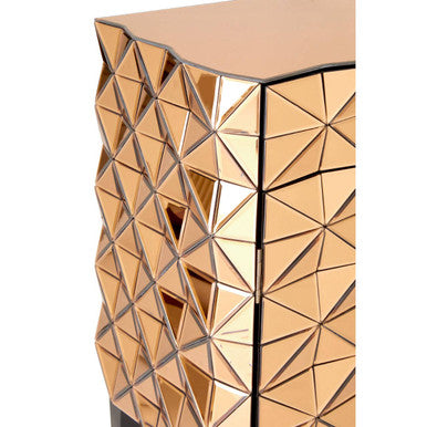 2 Door Copper Finish Sideboard | Soho