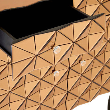 2 Door Copper Finish Sideboard | Soho