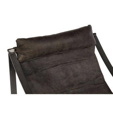 Hoxton Ebony Leather Chair