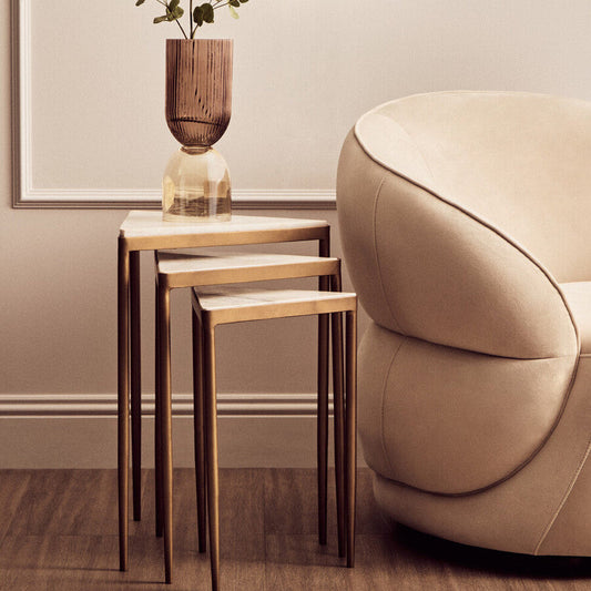 Shalimar Nest Of 3 Tripod Tables