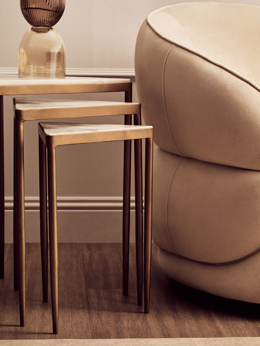 Shalimar Nest Of 3 Tripod Tables