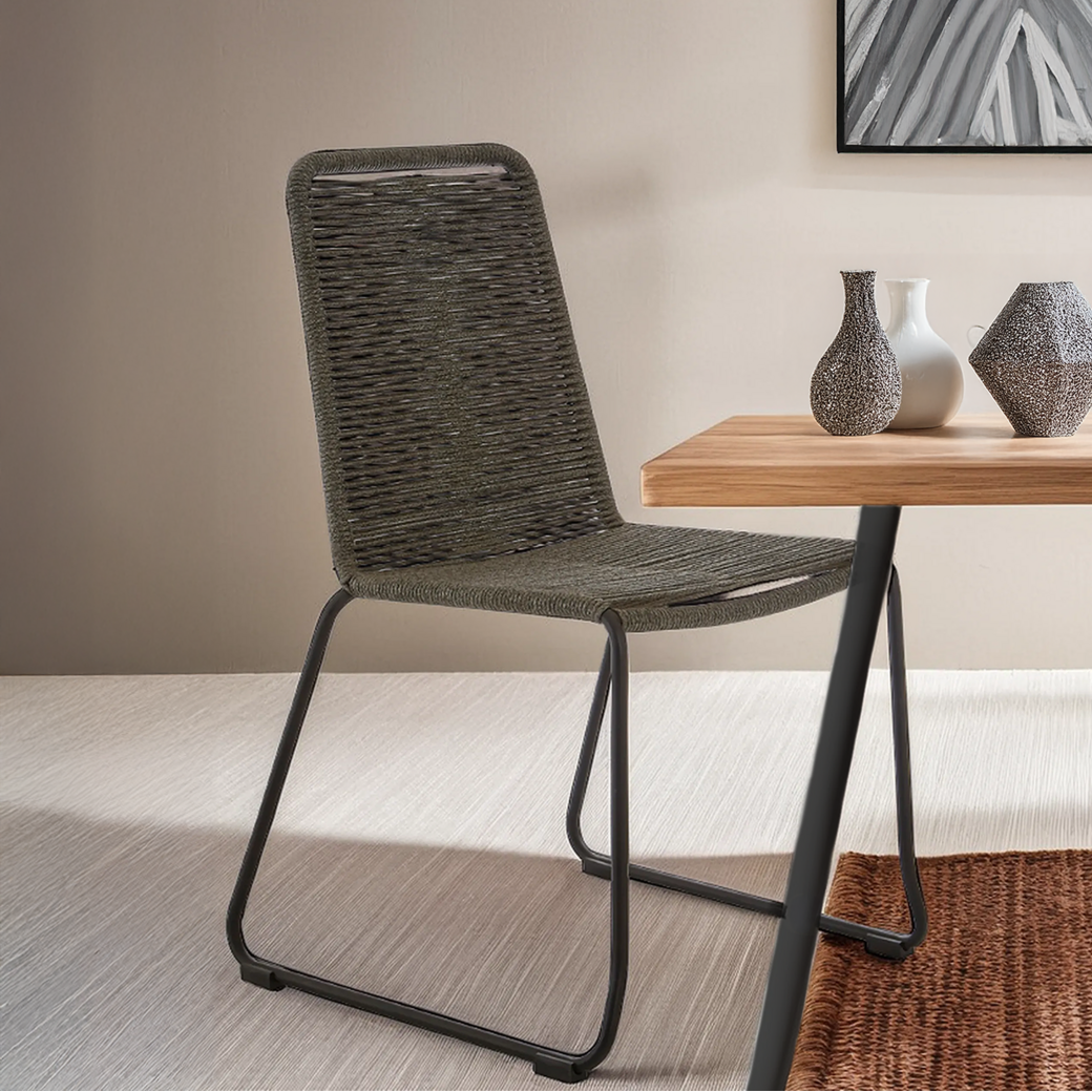 Sisal Grey Rope Chair