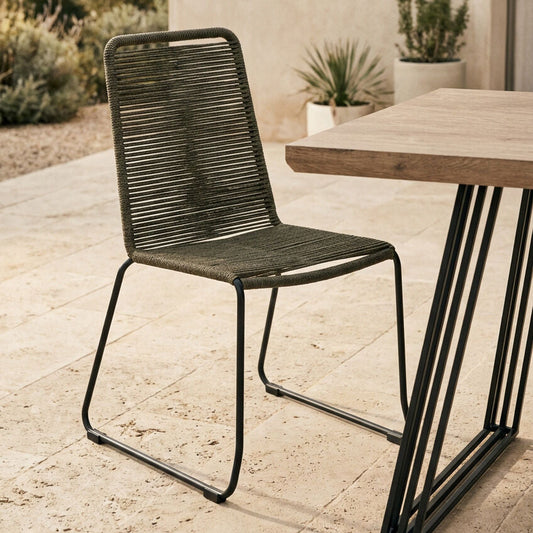 Sisal Grey Rope Chair