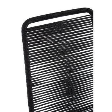 Sisal Black Rope Chair