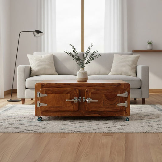 Marwar Two Drawer Wooden Coffee Table